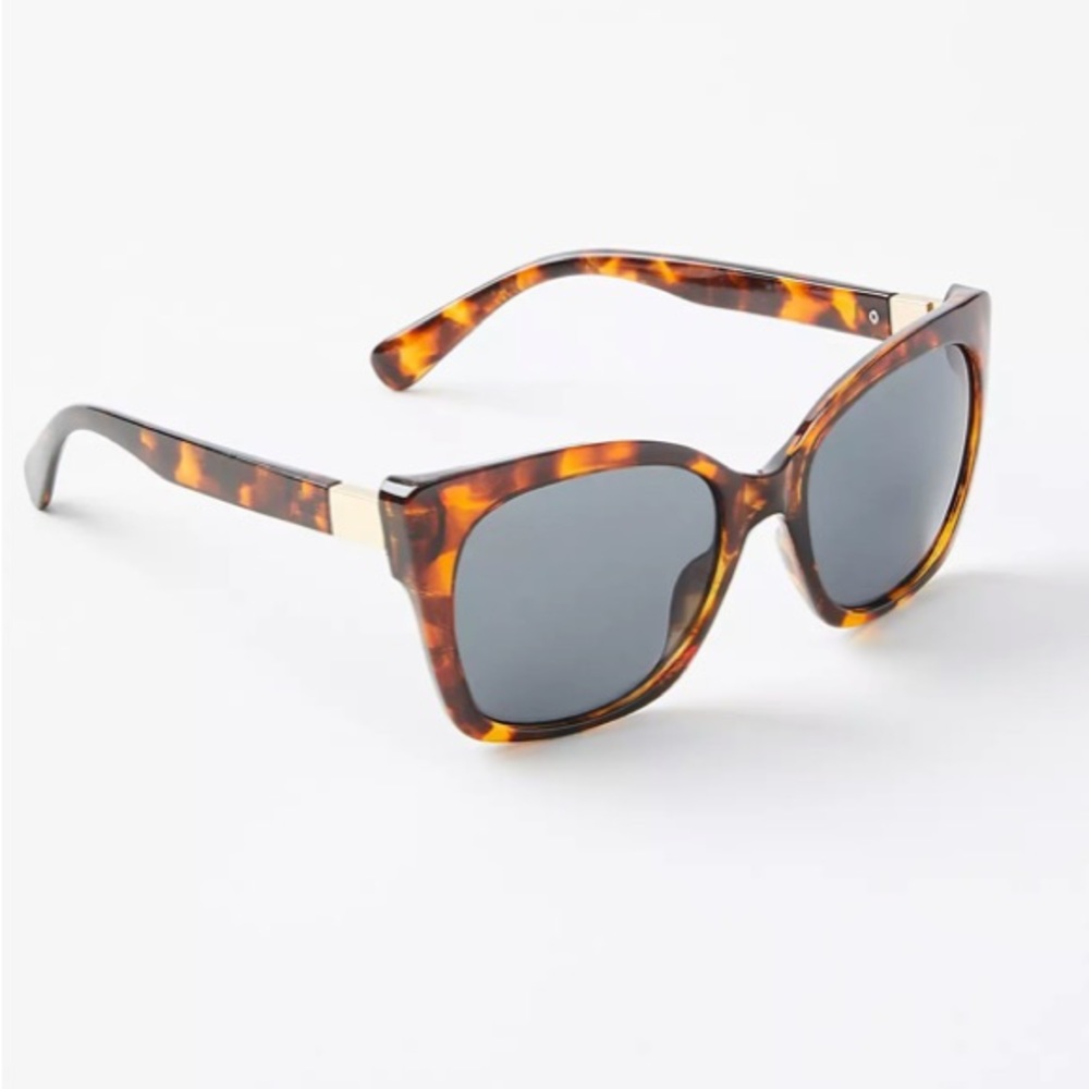 LOFT NWT Square Sunglasses - Cairo Brown Tortoise
